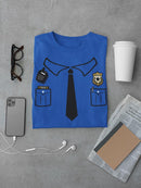 Police Costume Style T-shirt -SmartPrintsInk Designs