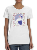 Fashion Woman. T-shirt -SmartPrintsInk Designs