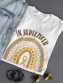 In September We Wear Gold. T-shirt -SmartPrintsInk Designs