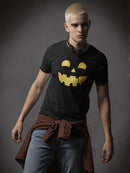 Halloween Pumpkin Smile T-shirt -SmartPrintsInk Designs