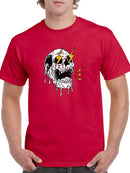 Electric Skull T-shirt -SmartPrintsInk Designs