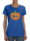 Boo Pumpkin T-shirt -SmartPrintsInk Designs