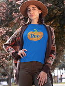 Boo Pumpkin T-shirt -SmartPrintsInk Designs