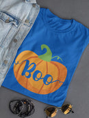 Boo Pumpkin T-shirt -SmartPrintsInk Designs