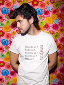 Calendar Without You T-shirt -SmartPrintsInk Designs