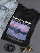 Mount Everest Photo T-shirt -SmartPrintsInk Designs