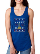 Chemical Ugly Sweater Racerback Tank -SmartPrintsInk Designs