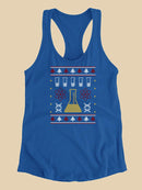 Chemical Ugly Sweater Racerback Tank -SmartPrintsInk Designs