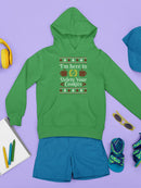 Here To Delete Your Cookies Hoodie  -SmartPrintsInk Designs