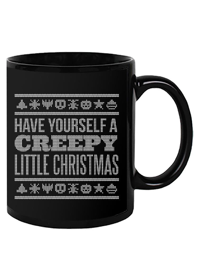 Creepy Little Christmas Mug -SmartPrintsInk Designs