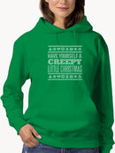 Creepy Little Christmas Hoodie -SmartPrintsInk Designs