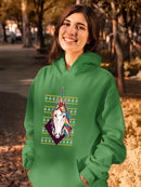 A Christmas Unicorn Hoodie -SmartPrintsInk Designs