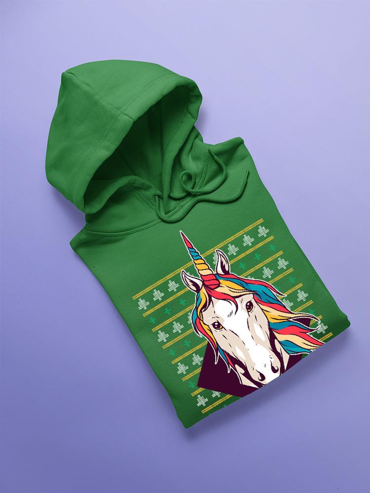 A Christmas Unicorn Hoodie -SmartPrintsInk Designs