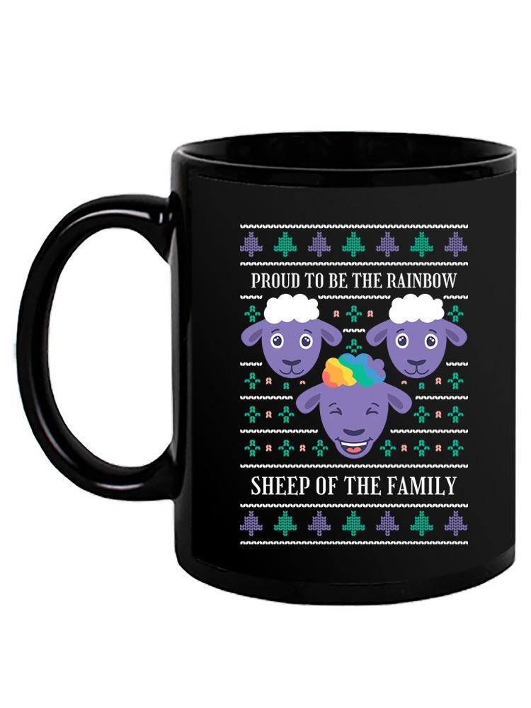 Rainbow Sheep Of The Family Mug -SmartPrintsInk Designs