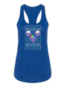 Rainbow Sheep Of The Family Racerback Tank -SmartPrintsInk Designs