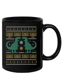 Christmas Dinosaurs Mug -SmartPrintsInk Designs