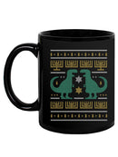 Christmas Dinosaurs Mug -SmartPrintsInk Designs