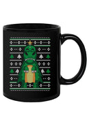 Dinosaur For Christmas Mug -SmartPrintsInk Designs