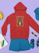 Dinosaur For Christmas Hoodie -SmartPrintsInk Designs