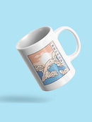 Waves And The Sunset Mug -SmartPrintsInk Designs