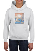 Waves And The Sunset Hoodie -SmartPrintsInk Designs