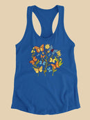 Butterflies. Racerback Tank -SmartPrintsInk Designs