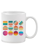 Colorful Shapes Mug -SmartPrintsInk Designs