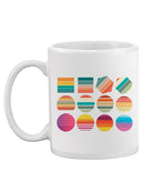 Colorful Shapes Mug -SmartPrintsInk Designs
