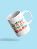 Colorful Shapes Mug -SmartPrintsInk Designs
