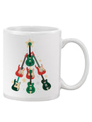 Guitar Christmas Tree Mug -SmartPrintsInk Designs