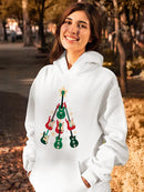 Guitar Christmas Tree Hoodie -SmartPrintsInk Designs