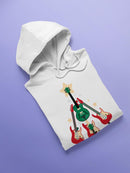 Guitar Christmas Tree Hoodie -SmartPrintsInk Designs