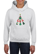 Guitar Christmas Tree Hoodie -SmartPrintsInk Designs