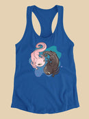 Axolotls Racerback Tank -SmartPrintsInk Designs