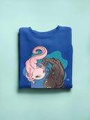 Axolotls Sweatshirt -SmartPrintsInk Designs
