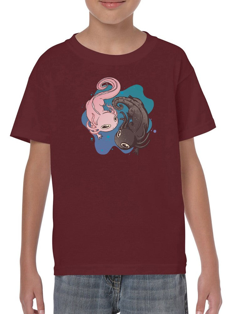 Axolotls T-shirt -SmartPrintsInk Designs