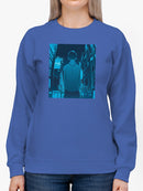 A Man In A City Sweatshirt -SmartPrintsInk Designs