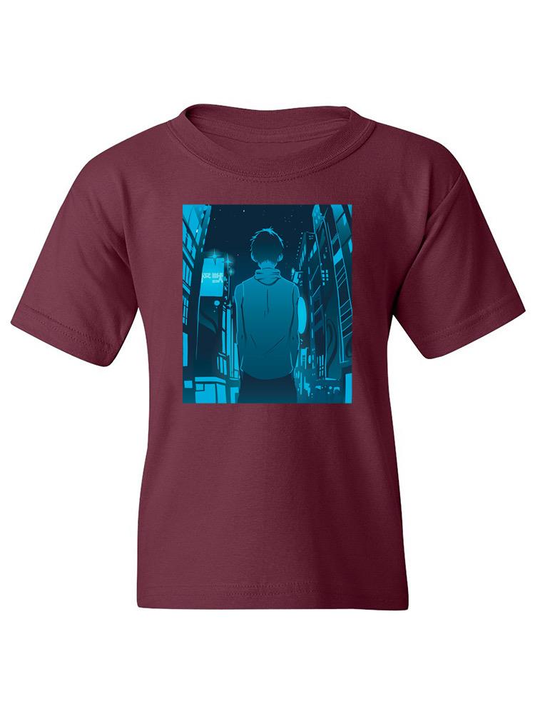 A Man In A City T-shirt -SmartPrintsInk Designs