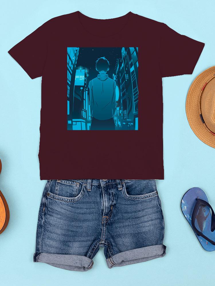 A Man In A City T-shirt -SmartPrintsInk Designs