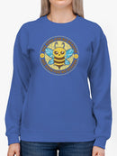 Bee Kind For No Reason Sweatshirt -SmartPrintsInk Designs