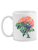 Dinosaur And Costumes Mug -SmartPrintsInk Designs