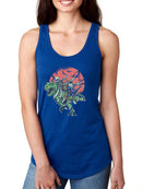Dinosaur And Costumes Racerback Tank -SmartPrintsInk Designs