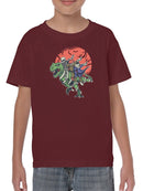 Dinosaur And Costumes T-shirt -SmartPrintsInk Designs