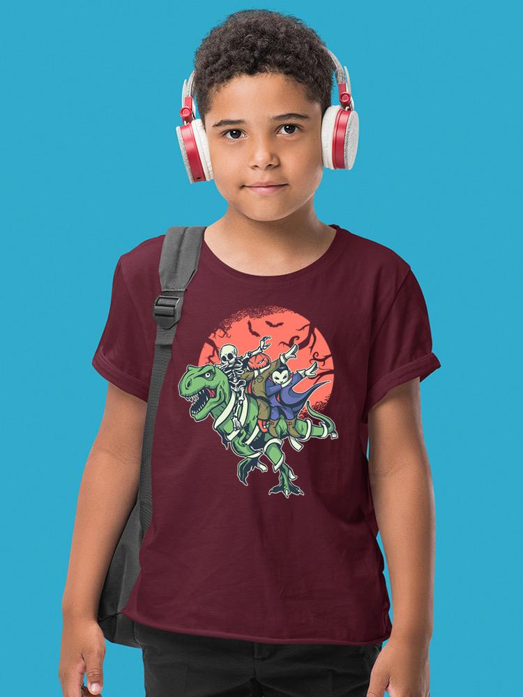 Dinosaur And Costumes T-shirt -SmartPrintsInk Designs