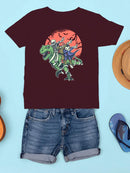 Dinosaur And Costumes T-shirt -SmartPrintsInk Designs