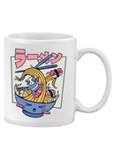 Ramen Surfing Mug -SmartPrintsInk Designs