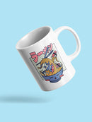 Ramen Surfing Mug -SmartPrintsInk Designs