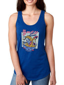 Ramen Surfing Racerback Tank -SmartPrintsInk Designs