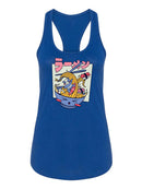 Ramen Surfing Racerback Tank -SmartPrintsInk Designs