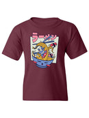 Ramen Surfing T-shirt -SmartPrintsInk Designs